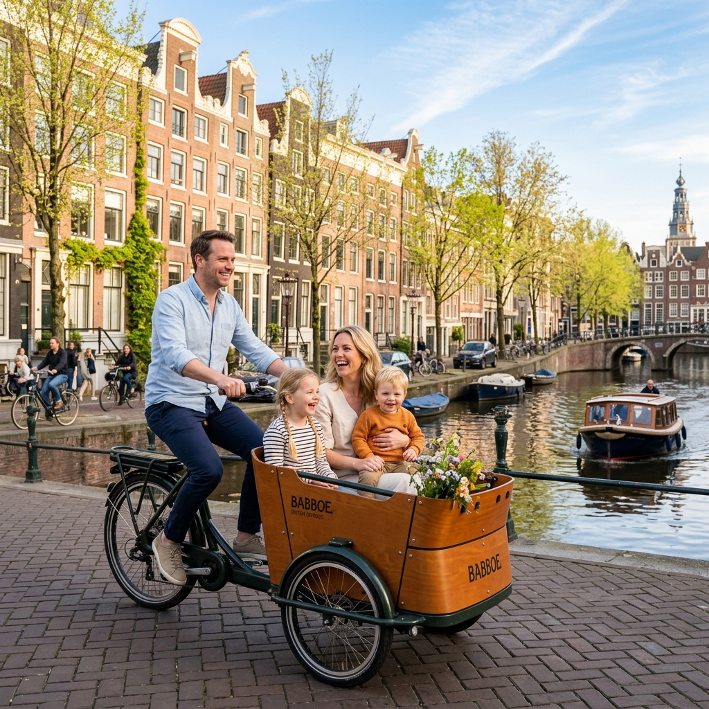 Family holiday in Amsterdam, Netherlands