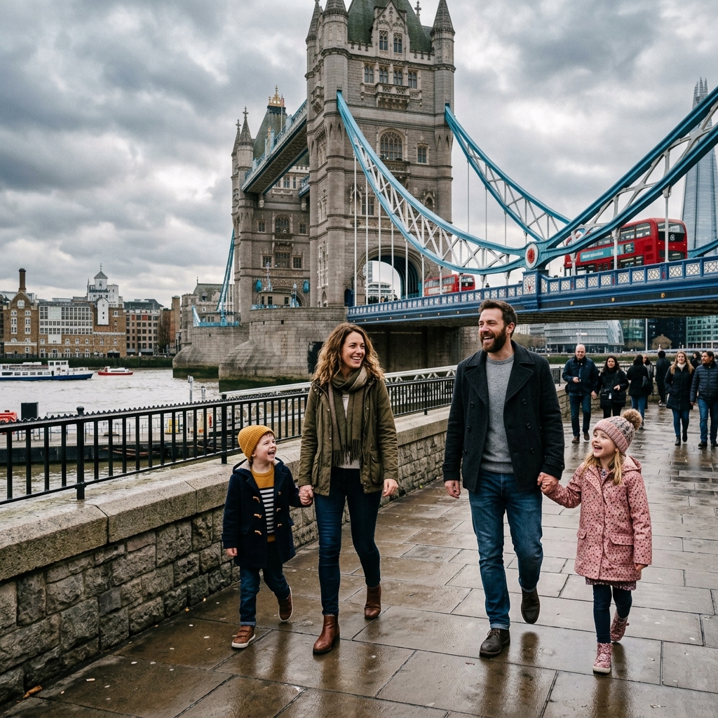 Family holiday in London, United Kingdom