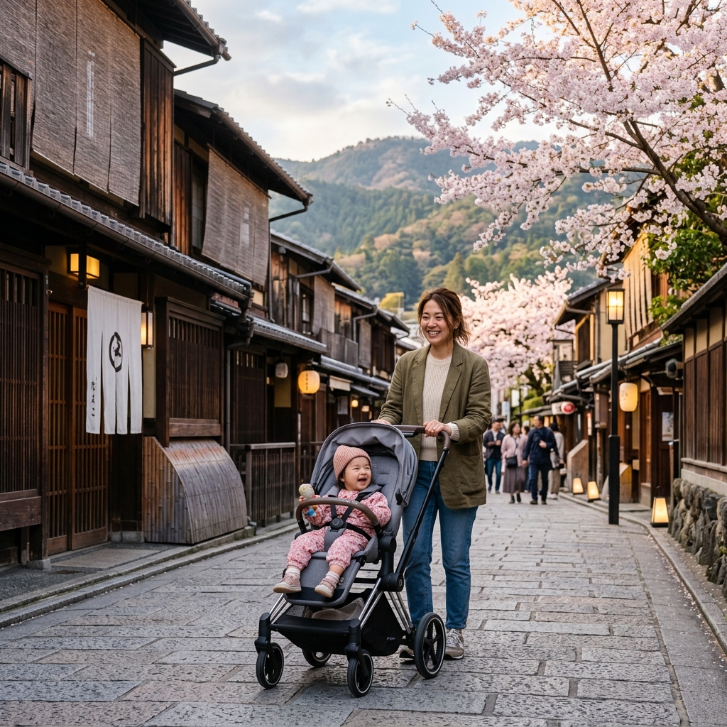 1-Day Stroller-Safe Express Plan in Kyoto