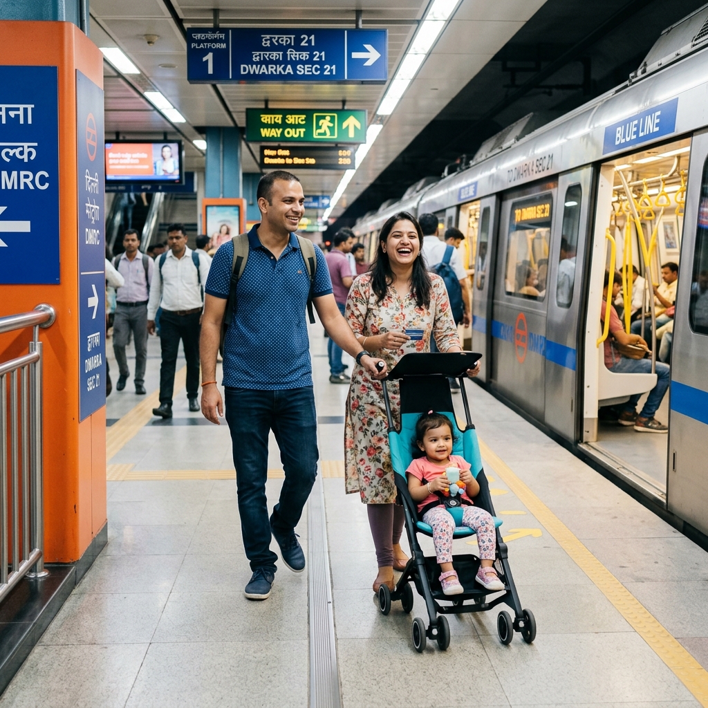 Using the Delhi Metro with Kids: The Complete Family Guide